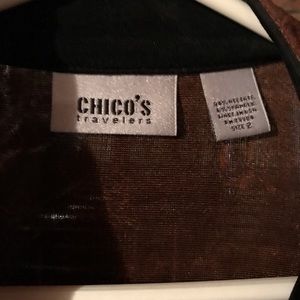 Chicos Travelors Top Size 2